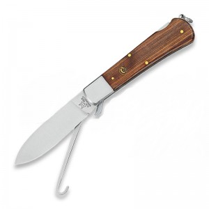 FOX KNIVES COLTELLI DA CACCIA. Обзор складного ножа с деревянной ручкой
